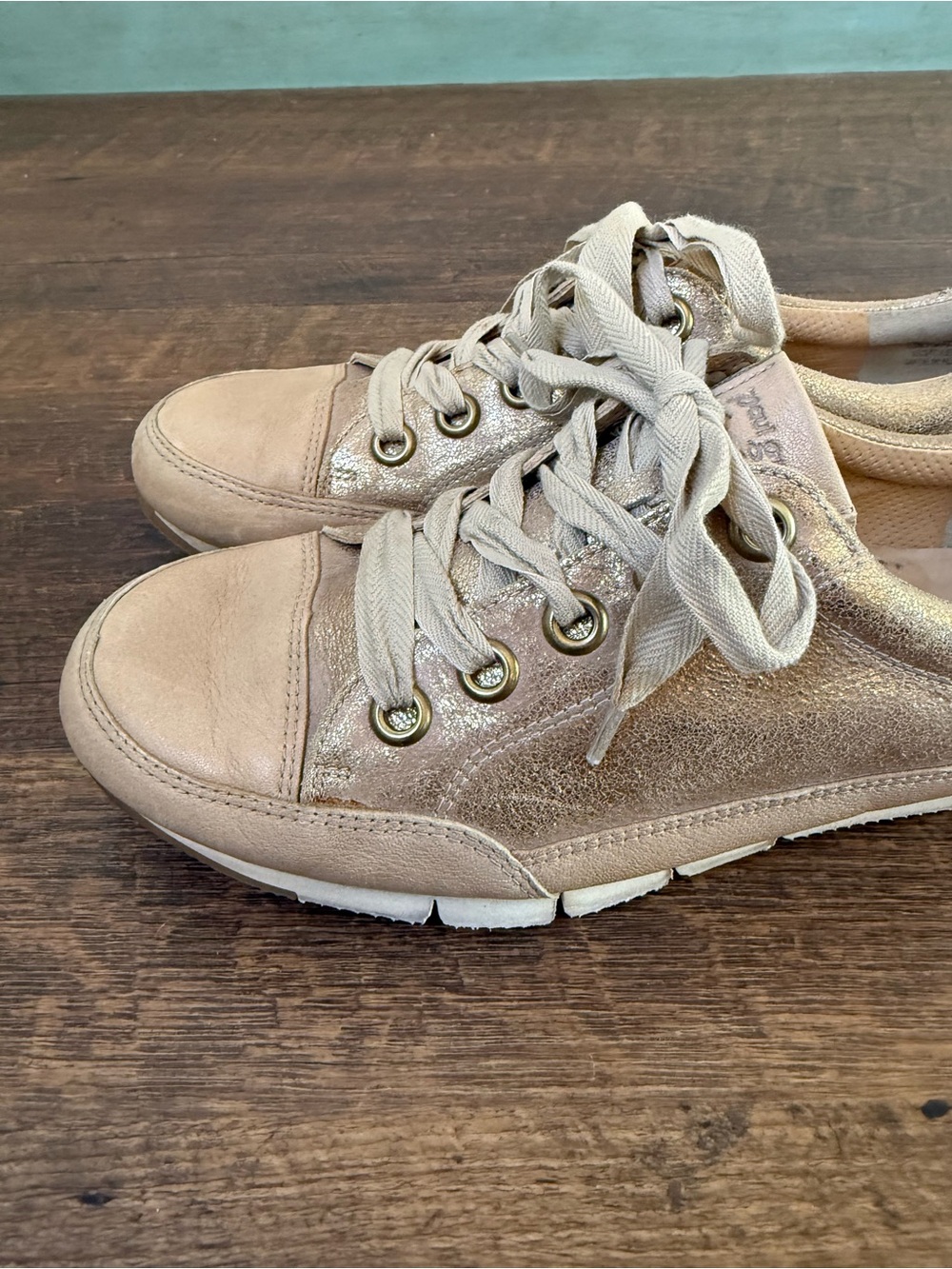 Paul Green “Posh” Rose Gold Sneakers US 7.5 - Picture 7 of 11